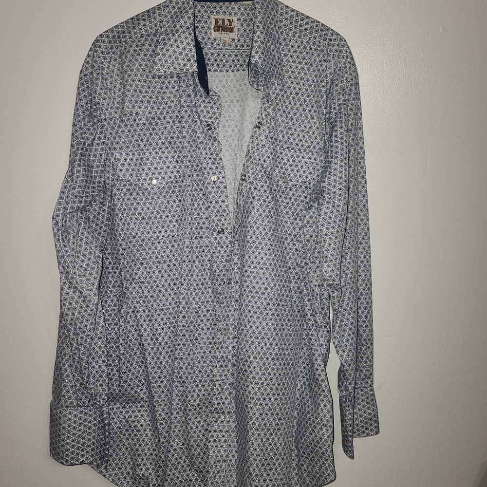 Ely Cattleman XL snap up western shirt